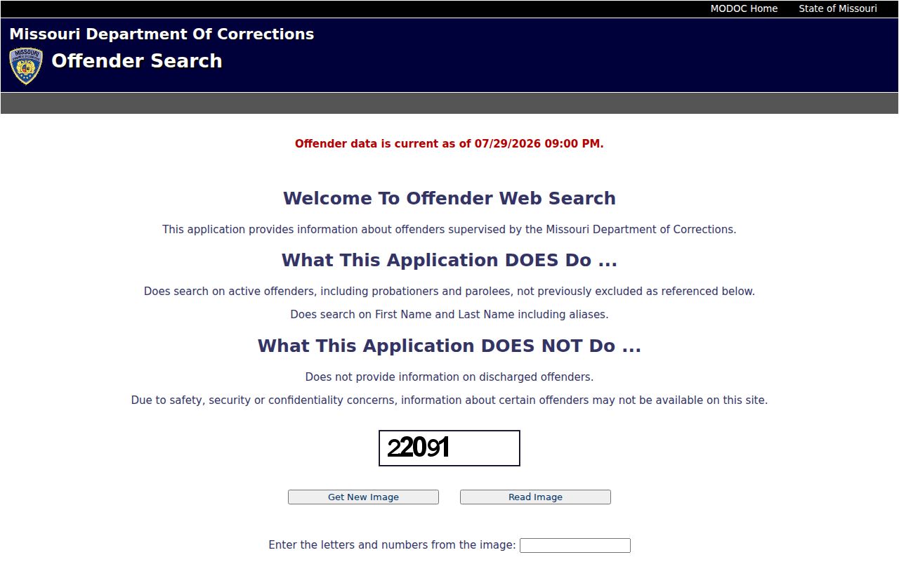Greene County criminal history state corrections offender search